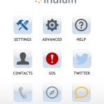 Iridium Go App interface.