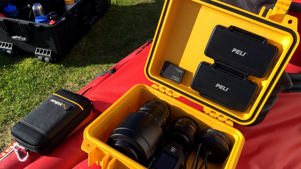 Eli case, canon lenses, yukon equipment, iridium go