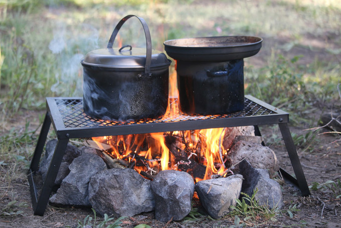 Campfire on the Yukon